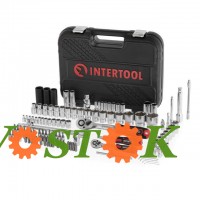 Набір інструментів 1/2 "& 1/4" 111 од., Cr-V INTERTOOL ET-8111