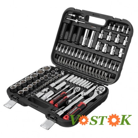 Набір інструментів 1/2 "& 1/4" 111 од., Cr-V INTERTOOL ET-8111
