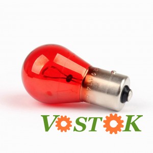Лампа PR21W 12V 21W BAW15S Червона