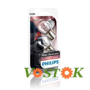 Лампа P21/5W 12V 21/5W BAY15D VISIONPLUS (блістер 2 шт)