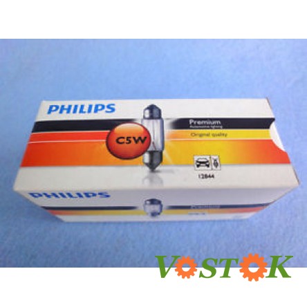 Лампа C5W 12V 5W SV8.5 T10,5x38