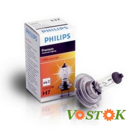 Лампа H7 12V 55W PX26d PREMIUM