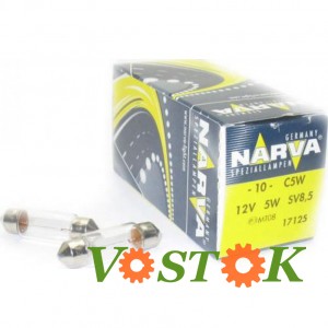 Лампа C5W 12V 5W SV8,5 (35мм)
