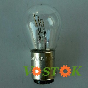 Лампа P21/5W 12V 21/5W BA15d (рівні вуса)