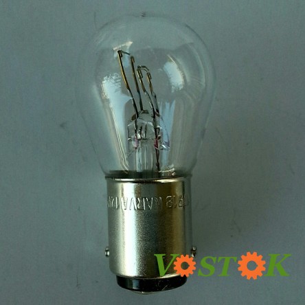 Лампа P21/5W 12V 21/5W BA15d (рівні вуса)