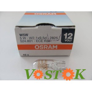Лампа W5W 12V 5W W2,1x9,5d