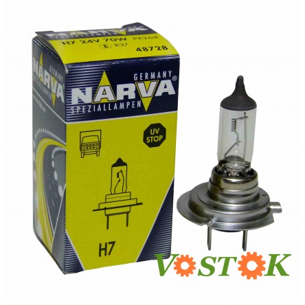 Лампа H7 24V 70W PX26d