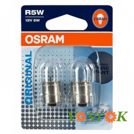 Лампа R5W 12V 5W BA15s (2 шт)