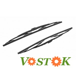 Щетка стеклоочистителя ГАЗ-2410,КАМАЗ в сборе (к-т 2 шт) 27.5205800 