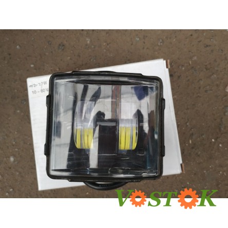 Фара LED 2 діода 20W квадратна (ближнє світло)