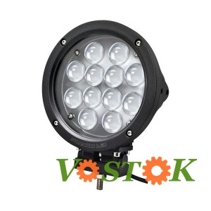 Фара LED 12 діодів 36W ближнє + дальнє світло (1 шт)
