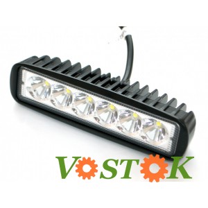 Фара LED 8 діодів 40W комбо 
