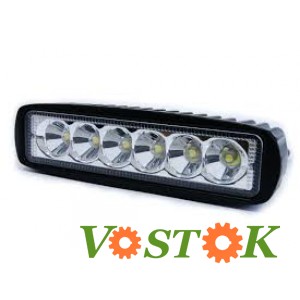 Фара LED 6 діодів 18W 55мм ближнє світло 