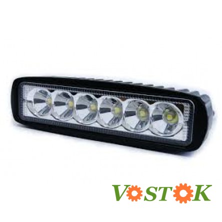 Фара LED 6 діодів 18W 55мм ближнє світло 