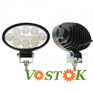 Фара LED 9 діодів 24W 12-24V ближнє світло 
